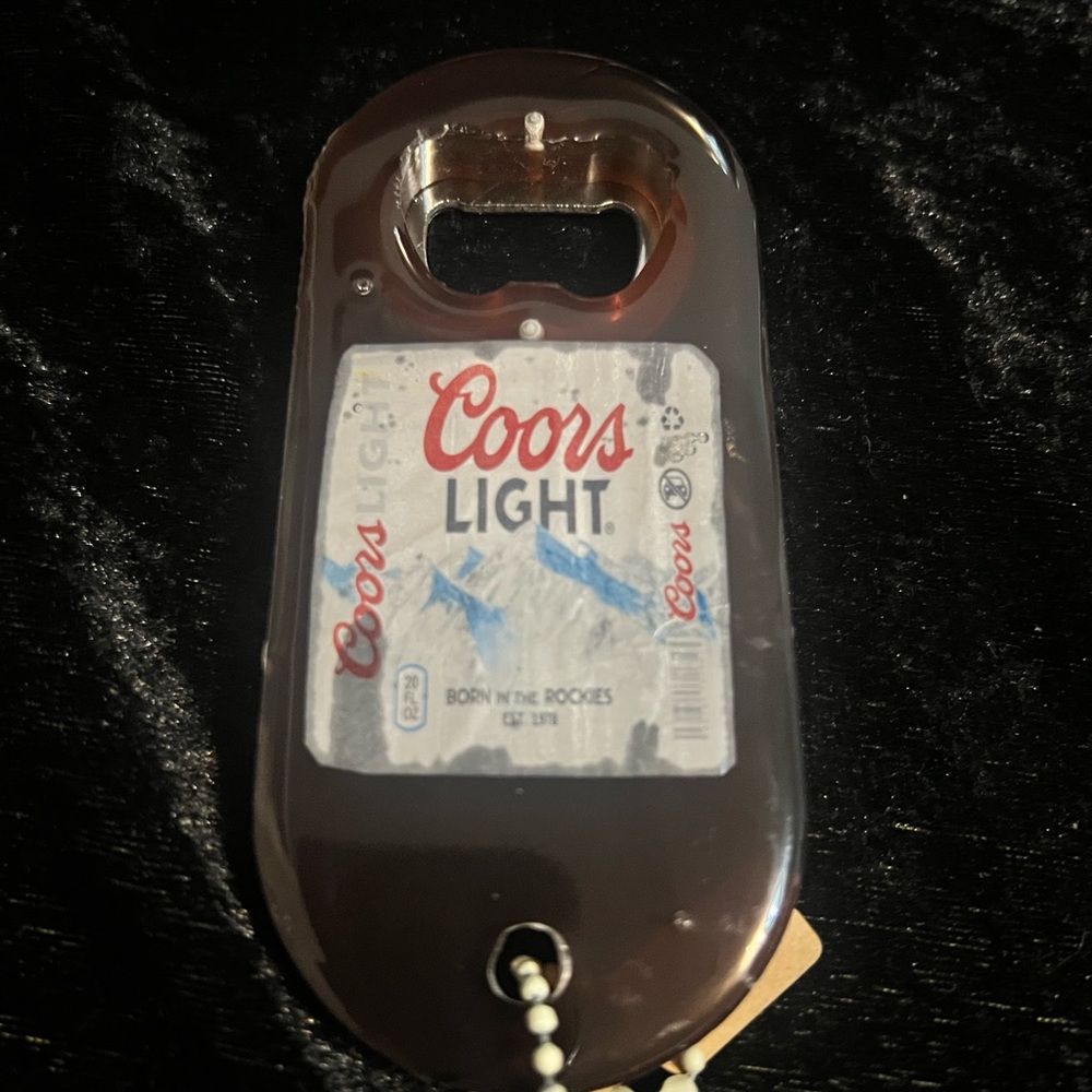 COORS LIGHT 🍻 Custom Resin Bottle Opener – Handmade & Personalized Barware 🍻